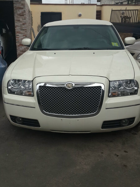 White Chrysler Limousine (Limo) Rental in Lagos