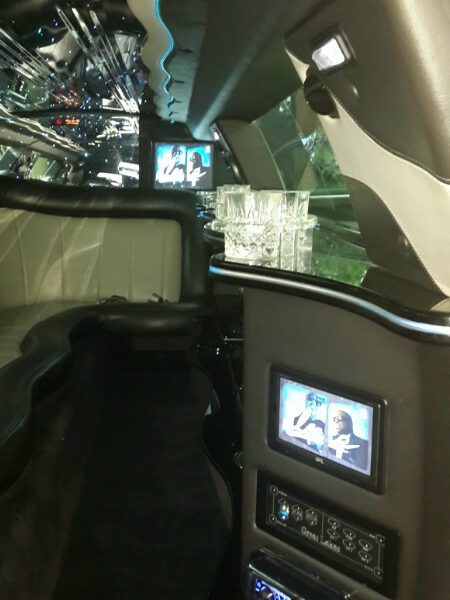 White Chrysler Limousine (Limo) Rental in Lagos