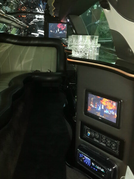 White Chrysler Limousine (Limo) Rental in Lagos