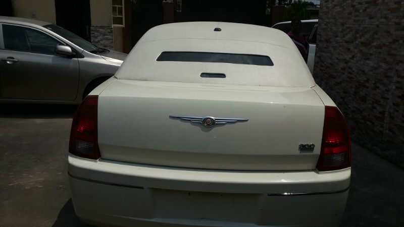 White Chrysler Limousine (Limo) Rental in Lagos