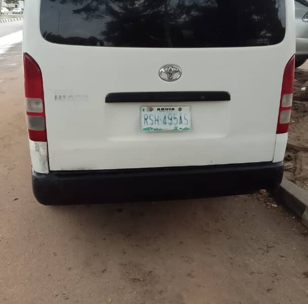 Toyota Hiace Rental Minivan, Abuja